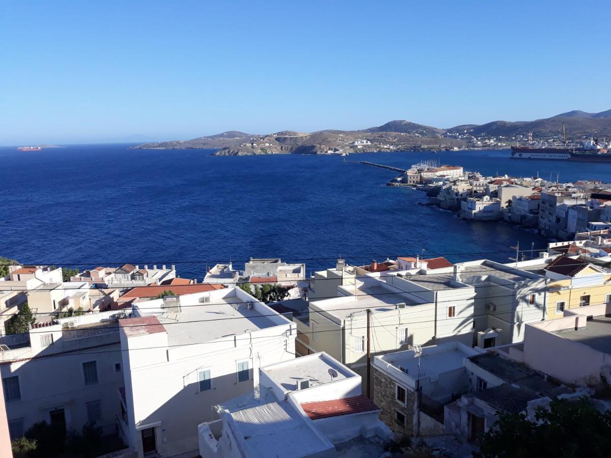 Apartament Sea Breeze-Vaporia-Syros Ermupoli Zewnętrze zdjęcie