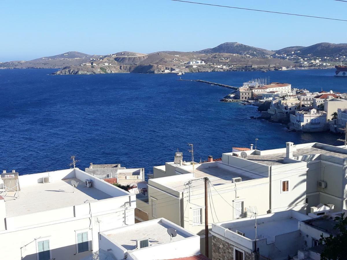 Apartament Sea Breeze-Vaporia-Syros Ermupoli Zewnętrze zdjęcie